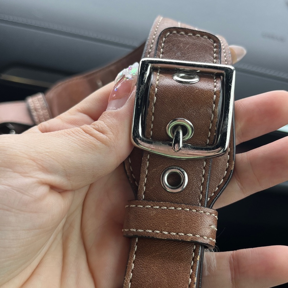Y2k Coach all leather shoulder bag - Picture 7 of 11